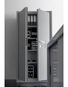 ARMADIO DI SICUREZZA CON COMBINAZIONE LAMIERA MM. 30/10 cm. 100 x 60 x 200 h.