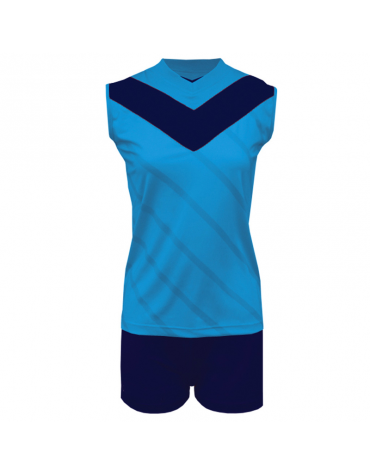 Completo pallavolo numerato composto di maglia, pantaloni e calze