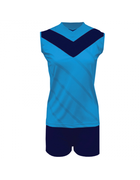 Completo pallavolo numerato composto di maglia, pantaloni e calze
