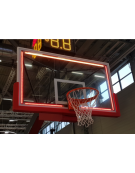Cornice luminosa a led di colore rosso dei 24 secondi per tabellone basket.