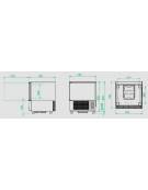 Abbattitore temperatura 5 Teglie GN 1/1 o 60X40 -Potenza W 1.424