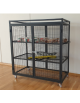 Armadio portattrezzi rete metallica verniciata cm.153x76x165h