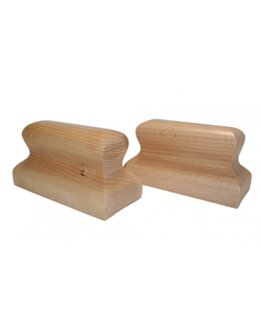 Coppia appoggi tipo Baumann - Dim. cm. 16,8x9,2x6,5