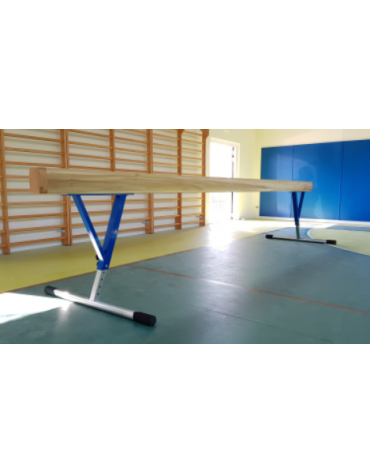 Trave di equilibrio femminile da m. 5 graduabile da cm. 80 a 120