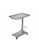 Carrello servitore tavolo Mayo con vassoio INOX e pompa oleodinamica - Altezza regolabile: cm 85/120 - Portata Kg 40