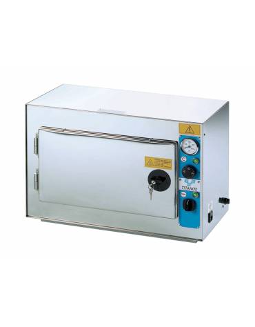 Sterilizzatore a secco "Gimette 21" in acciaio inox - 21 L - dim. int. mm 300 x 250 x 260h