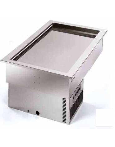 Vasca Refrigerata da Incasso per Pasticceria - Capacità 3 Teglie 60 x 40 cm - mm 1362x750x562h