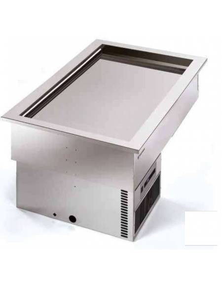 Vasca Refrigerata da Incasso per Pasticceria - Capacità 3 Teglie 60 x 40 cm - mm 1362x750x562h