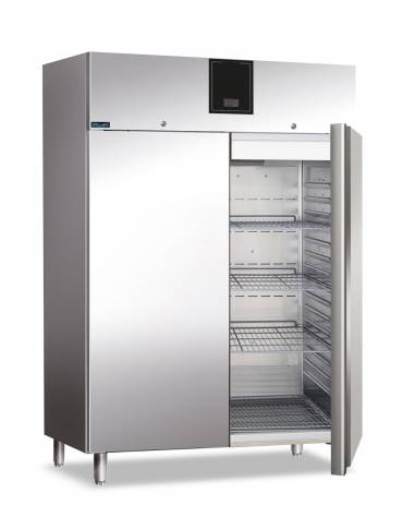 Armadio frigorifero ventilato 1 porta Lt 700 in acciaio inox AISI 430 cm 68x84,5x200h