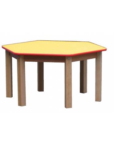 TAVOLINO ESAGONALE L.55X52H