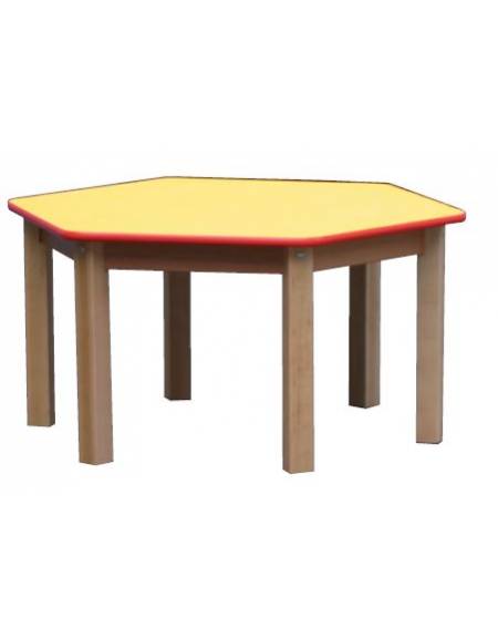 TAVOLINO ESAGONALE L.55X52H