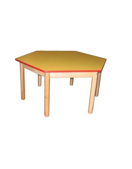 TAVOLINO ESAGONALE L.65X52H