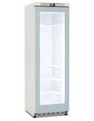 Armadio freezer BT statico -15° -22°C, in colore bianco con porta a vetro senza cornice - Lt. 400 - cm 60x62,5x186h