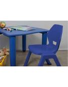 SEDIA POLIPROPILENE RICICLATO PER SCUOLA MATERNA - CM 37x41x31/56h  - CERTIFICATA EN 1729/2 - CONFORME AI CAM