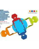 SEDIA POLIPROPILENE RICICLATO PER SCUOLA MATERNA - CM 37x41x31/56h  - CERTIFICATA EN 1729/2 - CONFORME AI CAM
