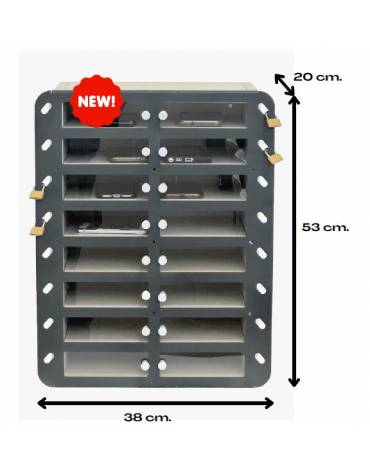 ARMADIO CASELLARIO 20 POSTI cm. 120 x 50 x 180 h.