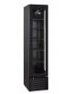 Vetrina verticale stretta slim negativa congelatore ventilata  -17° -22°C - colore nero - Capacità Lt 165 - cm 42x60x188h