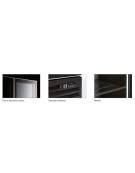 Vetrina frigorifera per bevande doppia porta a battente - Colore nero - Refrigerazione ventilata 0°/+10°C - cm 94x61,5x202,3h