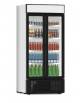 Vetrina refrigerata per bevande e bibite doppia porta a battente ventilata +1°C +10°C - Capacità Litri 754 - cm 90,7x72x201,5h