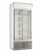Vetrina bibite verticale con ante scorrevoli autochiudenti - refrigerazione ventilata - mm 1000x730x2036h