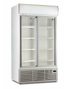Vetrina doppia porta scorrevole per bibite  cm 120x73x203,5h
