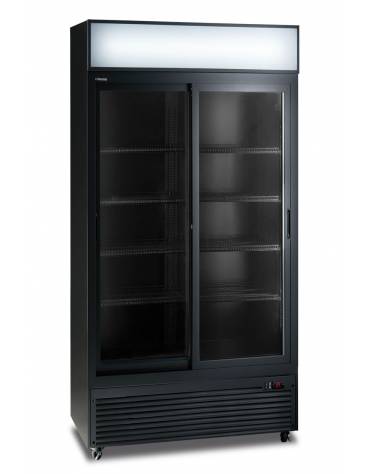 Vetrina bibite verticale doppia 582 Lt. - refrigerazione ventilata - mm 900x725x2036h