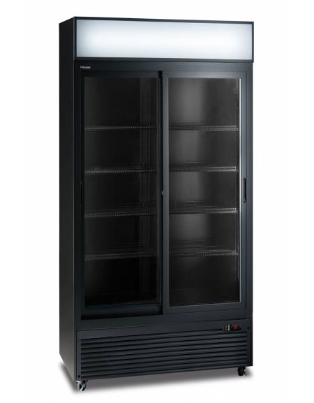 Vetrina bibite verticale doppia 582 Lt. - refrigerazione ventilata - mm 900x725x2036h