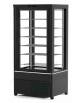VETRINA GELATERIA VERTICALE STATICA CM 89X71X187H - 570 lt - TEMPERATURA -10°-21°C - COLORE BIANCO , ARGENTO O NERO