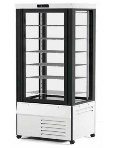 Vetrina esposizione gelateria statica LUCE A LED cm 90x62x186h
