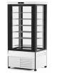 VETRINA GELATERIA VERTICALE STATICA CM 89X71X187H - 570 lt - TEMPERATURA -10°-21°C - COLORE ARGENTO ,NERO O BIANCO ,