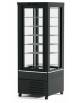 VETRINA GELATERIA VERTICALE STATICA CM 69X71X187H - CAPACITA' 420 lt - TEMPERATURA -10°-21°C - COLORE ARGENTO ,NERO O BIANCO