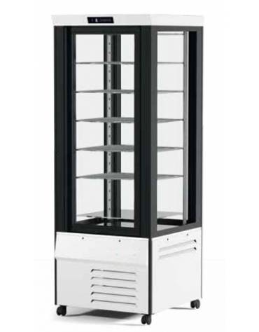 Vetrina gelateria verticale statica cm 72x62x189,5h
