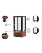 Vetrina gelateria verticale statica cm 72x62x189,5h