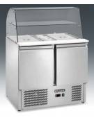 Saladette refrigerata statica GN1/1 in acciaio inox Temperatura °C +2 +8