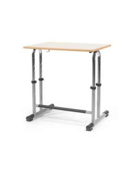 Banco monoposto bicolonna regolabile sottopiano griglia metallica CM 70X50