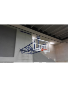 Impianto basket a parete sollevabile