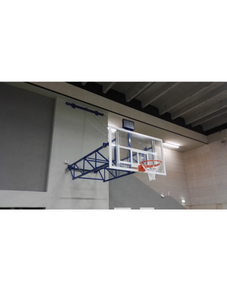 Impianto basket a parete sollevabile Impianto basket a parete sollevabile