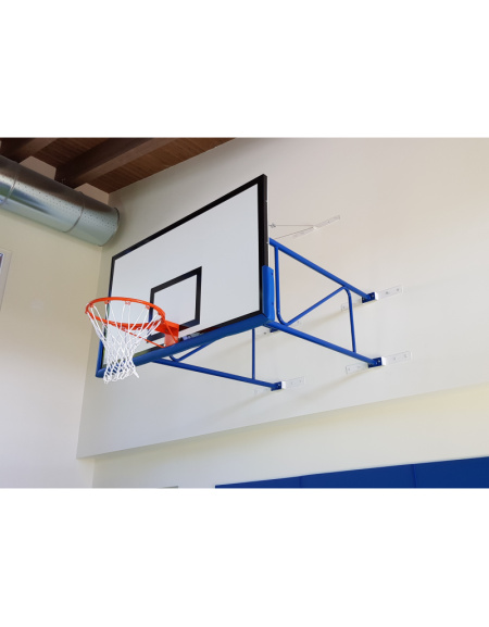 Impianto basket a parete fisso sbalzo cm.320