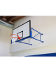 Impianto basket a parete fisso sbalzo cm.320 - completo di telai perimetrali e cavi in acciaio