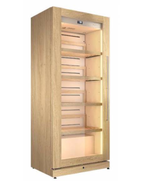 Vetrina Refrigerata per Vino - Capacità Bottiglie 0,75 Lt n° 180 Ø 75 mm - mm 1000x711x1810h
