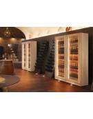 Cantina per vini 2 porte invetriate scorrevoli mm 1000x711x1810h