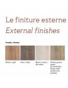Cantina per vini 2 porte invetriate scorrevoli mm 1000x711x1810h
