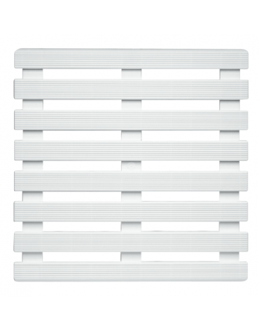 Graticcio in plastica per doccia cm.60x60, colore bianco.