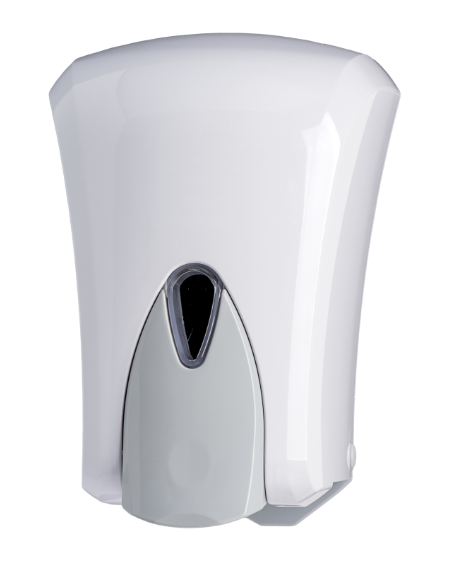 Distributore di sapone liquido in ABS, capacità 1 litro- Dimensioni cm 27,5x13x9,5