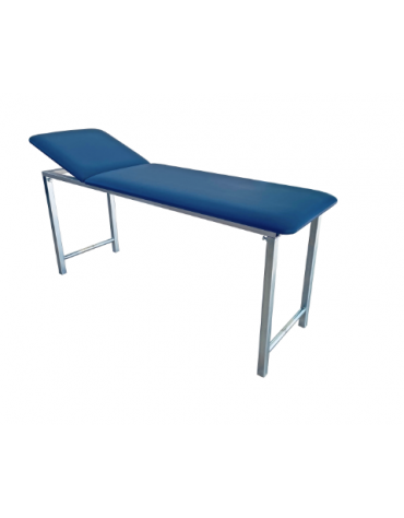 Lettino visita medica, struttura in acciaio zincato - Dimensioni cm 185x58x78 h