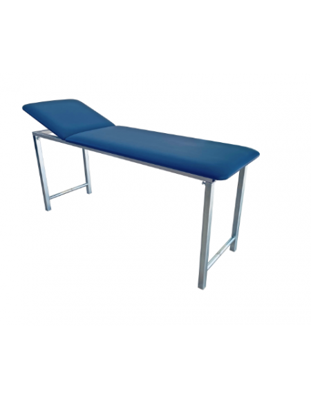 Lettino visita medica, struttura in acciaio zincato - Dimensioni cm 185x58x78 h