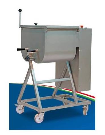 Impastatrice per carne CARRELLATA KG. 80 - Bipala
