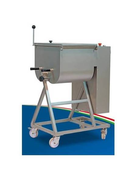 Impastatrice per carne CARRELLATA KG. 80 - Bipala
