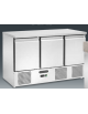 Saladette refrigerata ventilata GN1/1 - Classe A - 3 sportelli - Temp. +2/+8°C - cm 136,5x70x87,5h
