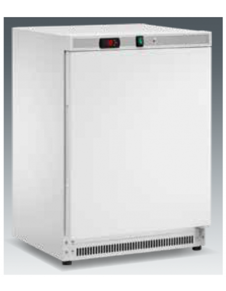 Armadio refrigerato statico, esterno acciaio verniciato bianco - Temp. minore  -18°C - Capacità Lt 140 - cm 60x58,5x85h